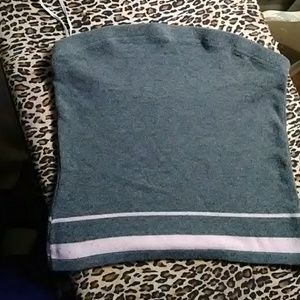 Sweater knit tube top